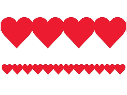 Red Heart Border - US 4515