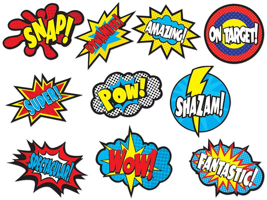 Superhero Word-Burst Accents - US 2013