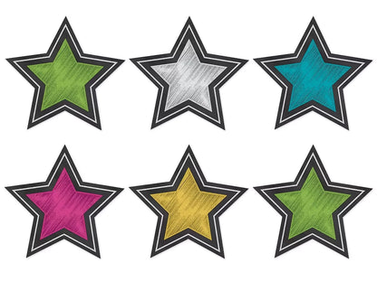 Chalkboard Brights Star Accents - US 2968