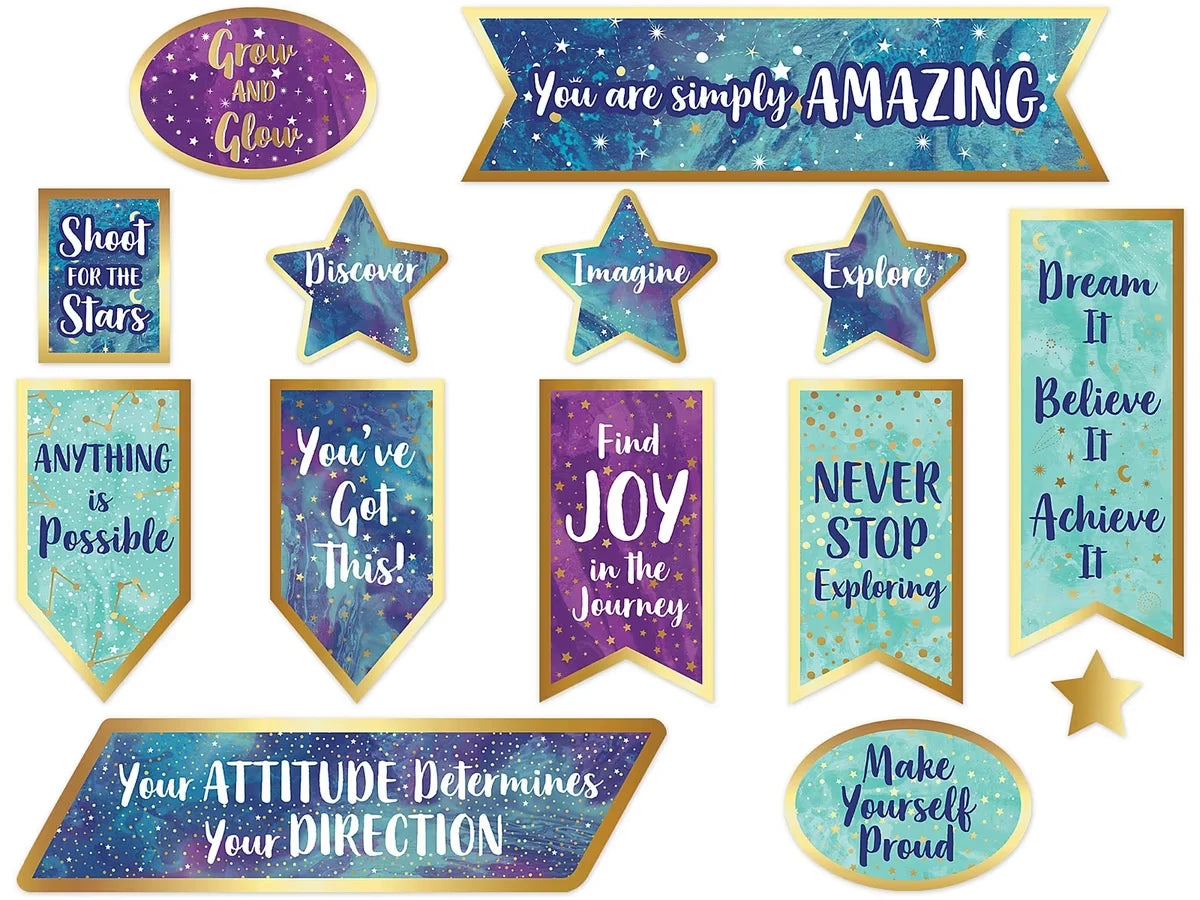 Galaxy Motivational Bulletin Board Set - US 5111