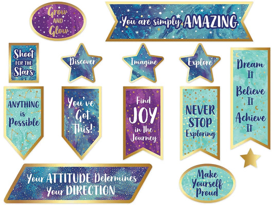 Galaxy Motivational Bulletin Board Set - US 5111