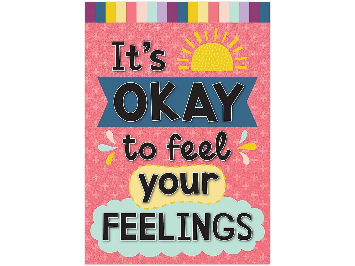 Oh Happy Day! It’s Okay to Feel Your Feelings Poster - US 9601