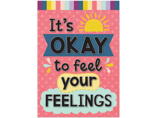Oh Happy Day! It’s Okay to Feel Your Feelings Poster - US 9601