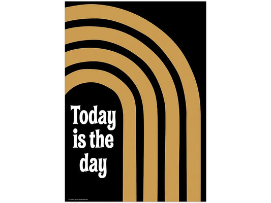 Wonderfully Wild Today Is the Day Poster - US 4143