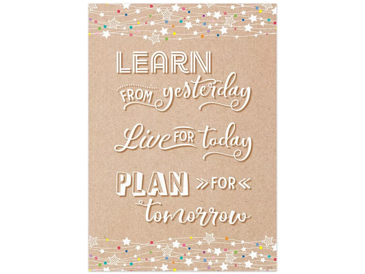 Krafty Pop! Learn from Yesterday Poster - US 8611