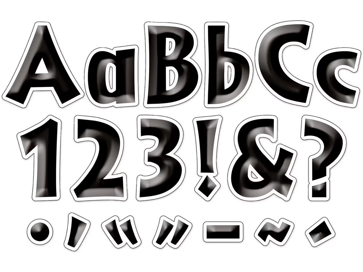 Black Tie Affair 4" Punch-Out Letters - US 4216