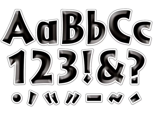 Black Tie Affair 4" Punch-Out Letters - US 4216
