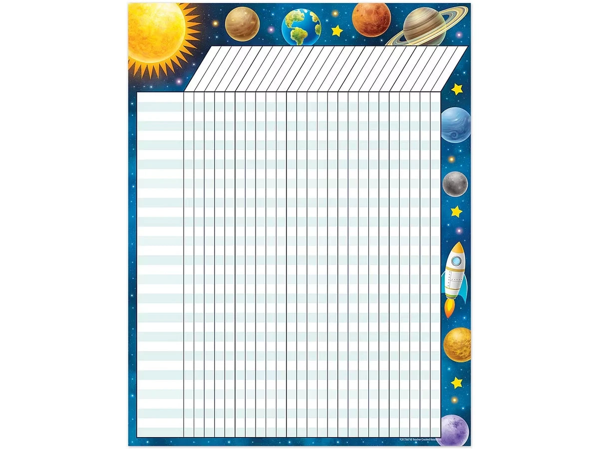 Outer Space Crew Incentive Chart - US 9083