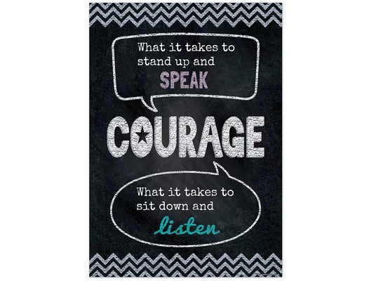 Chalk It Up! Courage Poster - US 9200