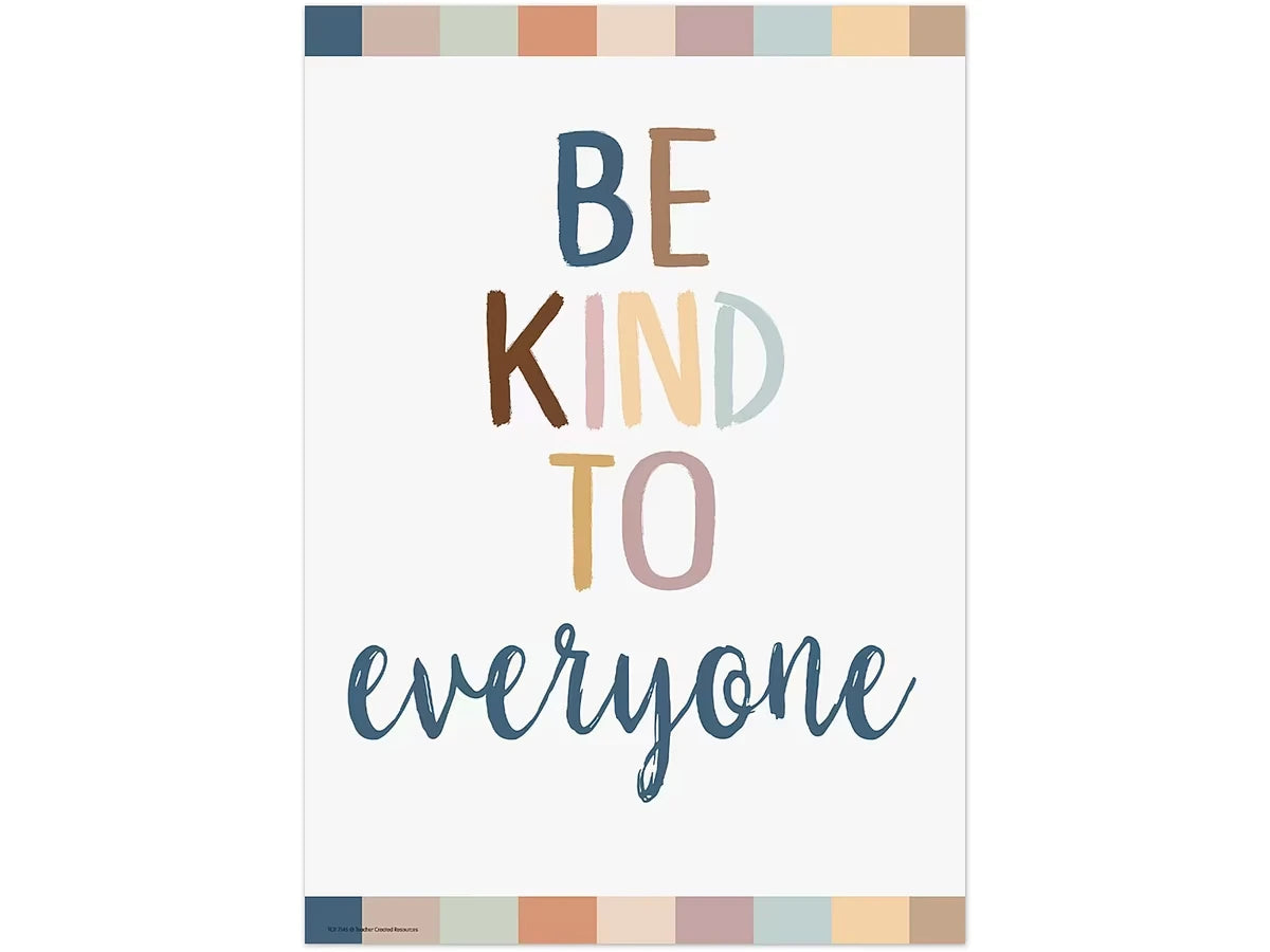 Everyone Is Welcome Be Kind Poster - US 8544