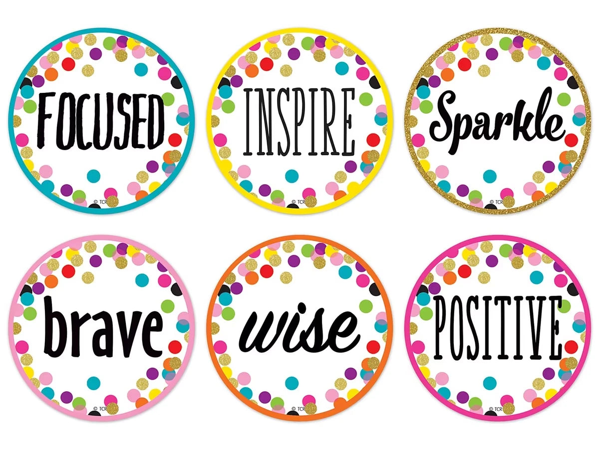 Confetti Motivational Mini Accents - US 9211