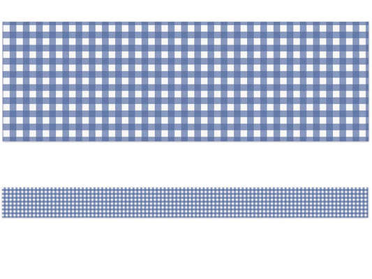 Farmers Market Blue Checkered Border - US 2623
