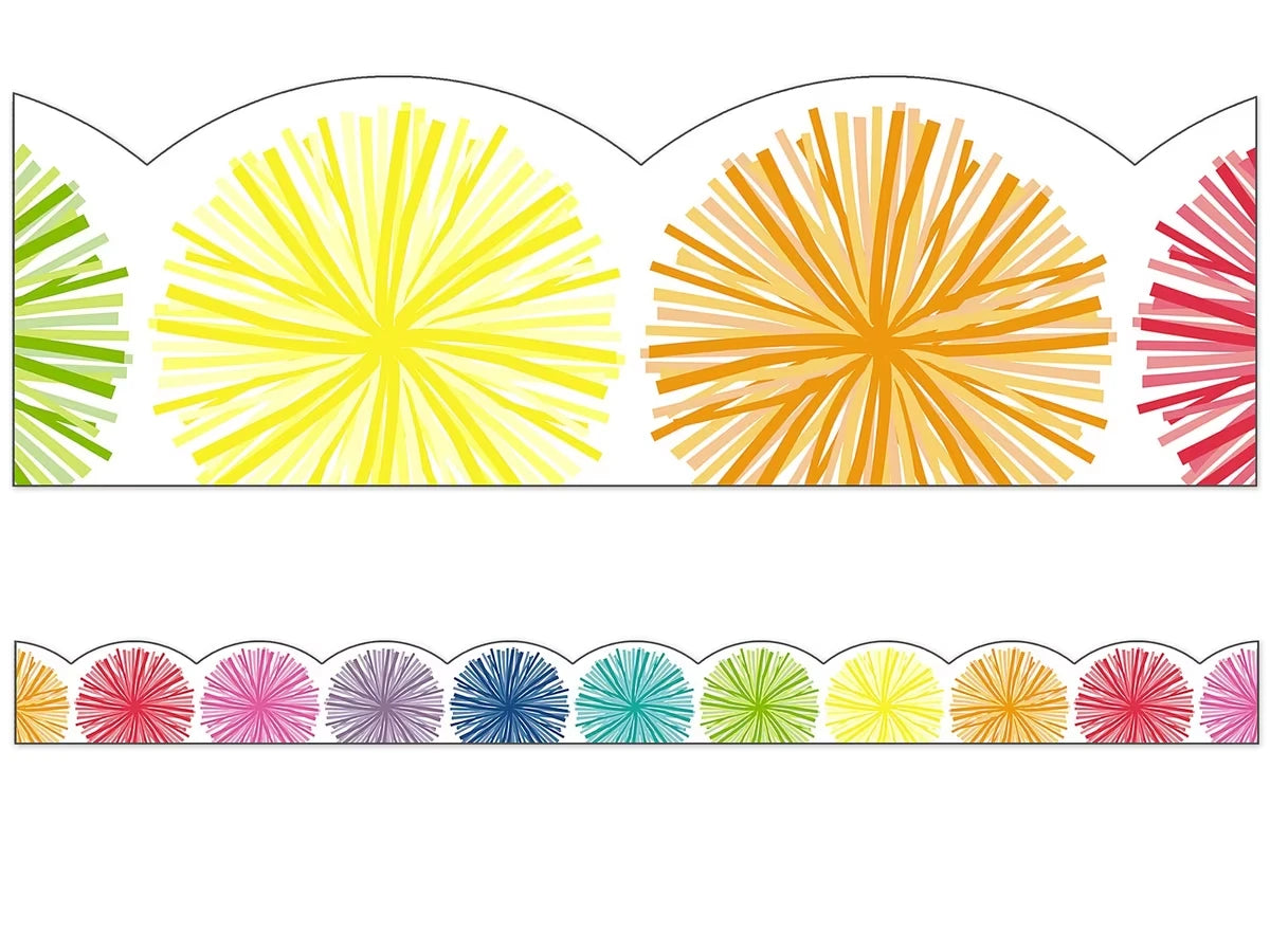 Hello Sunshine Pom-Pom Scalloped Border - US 2573