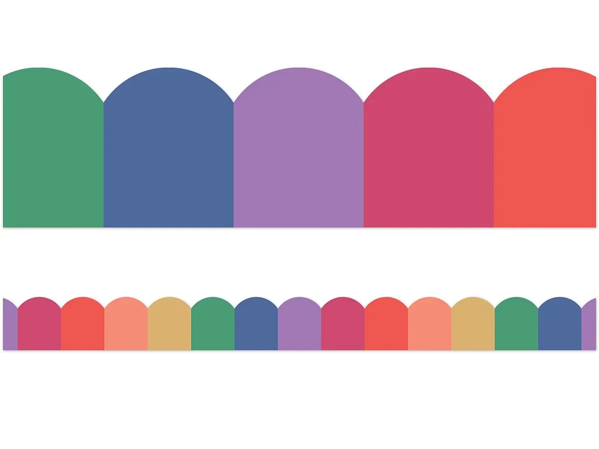 Farmers Market Rainbow Scalloped Border - US 2955