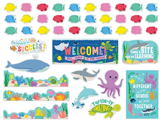 Sea Friends Bulletin Board Set - US 8672