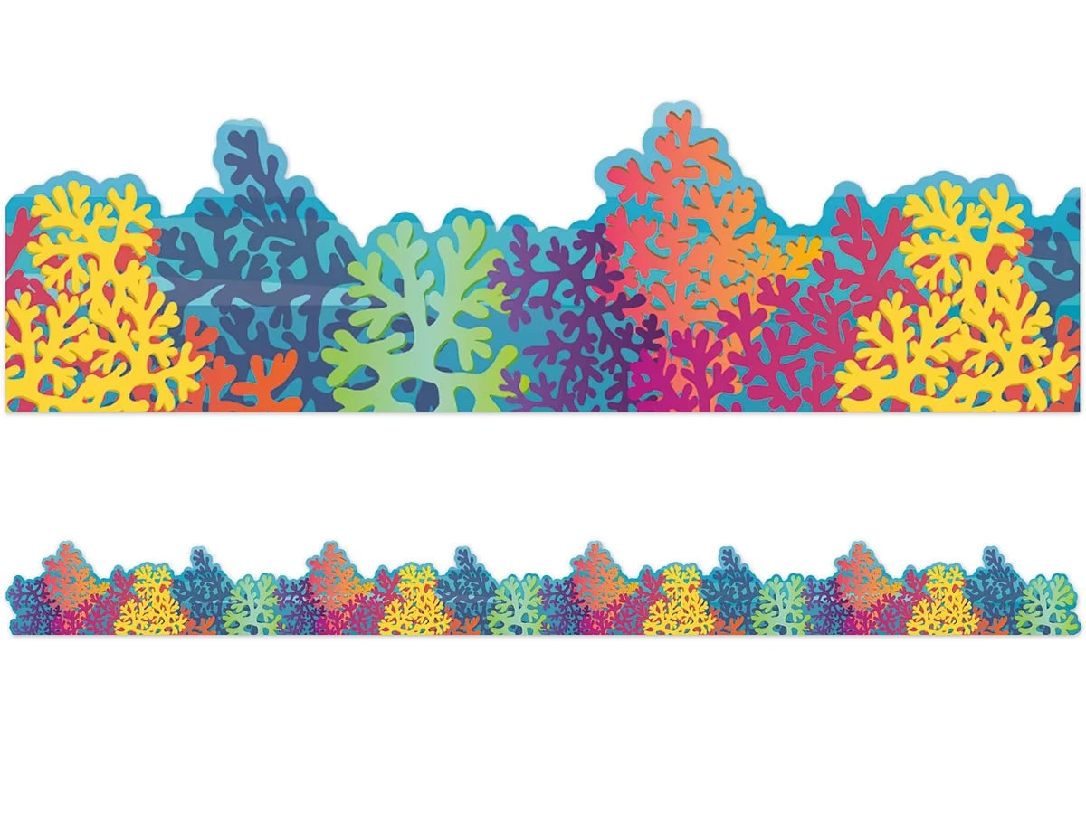 Seas the Day Coral Border - US 7768