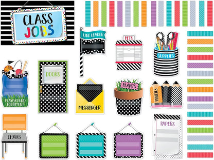 Bold & Bright Classroom Jobs Bulletin Board Set - US 3705