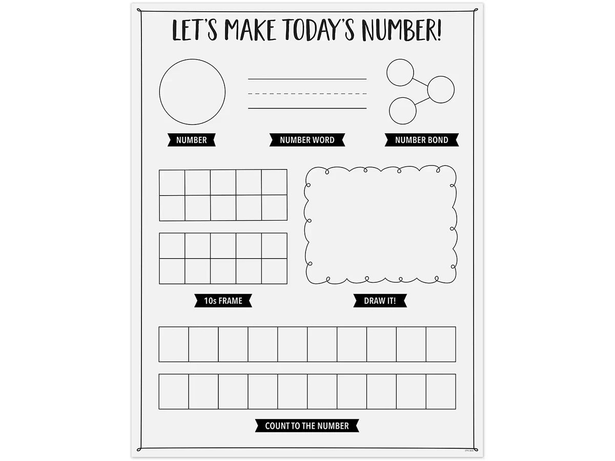 Let’s Make Today’s Number! Poster - US 1422