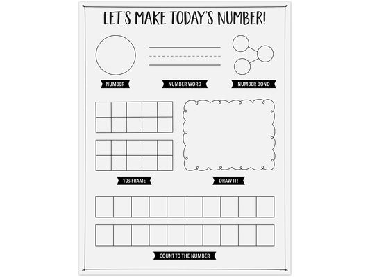 Let’s Make Today’s Number! Poster - US 1422