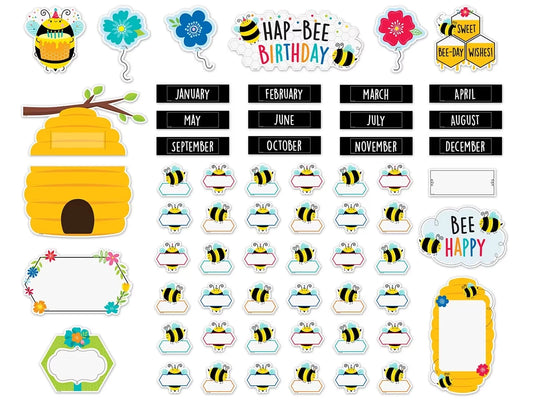 Busy Bees Birthday Bulletin Board Set - US 9794