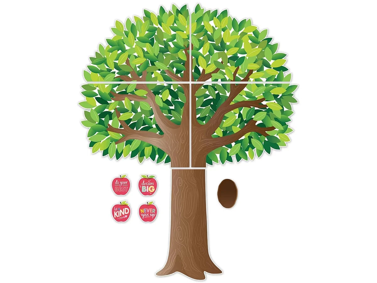 Apple Time Jumbo Tree Bulletin Board Set - US 4795