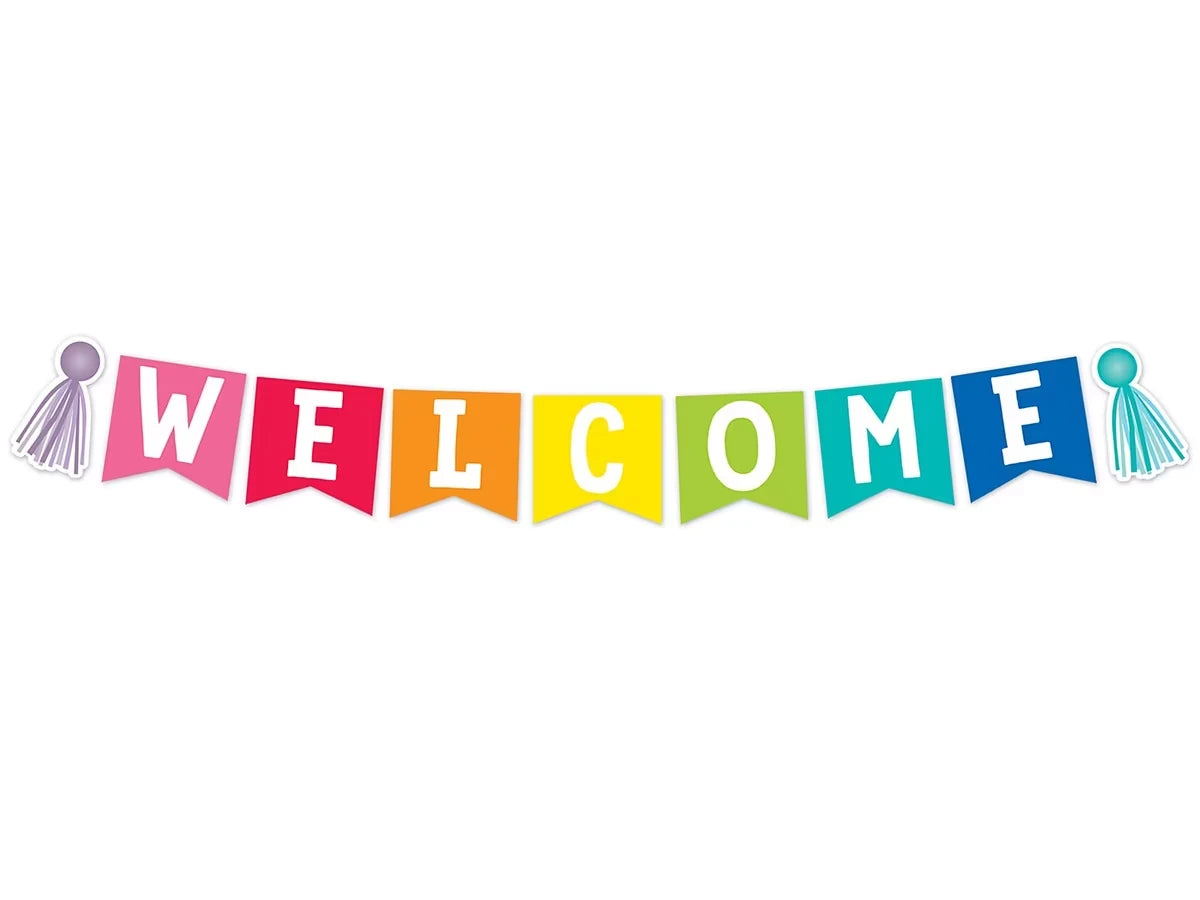 Hello Sunshine Welcome Pennant Bulletin Board Set - US 5623