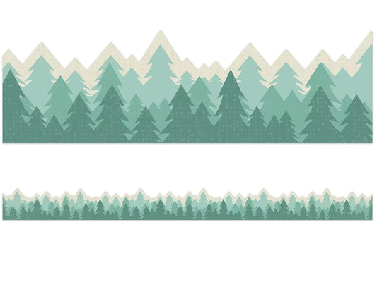 Adventurer Pine Tree Border - US 3397