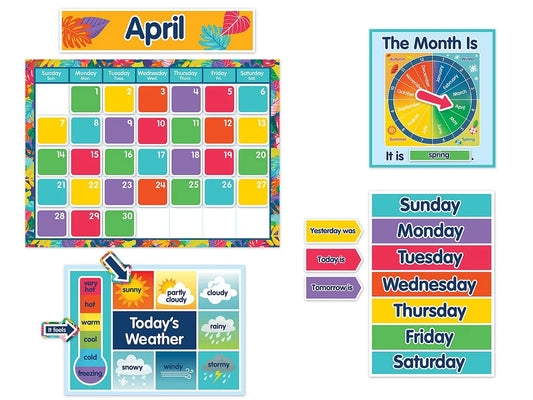 One World Calendar Bulletin Board Set - US 2103