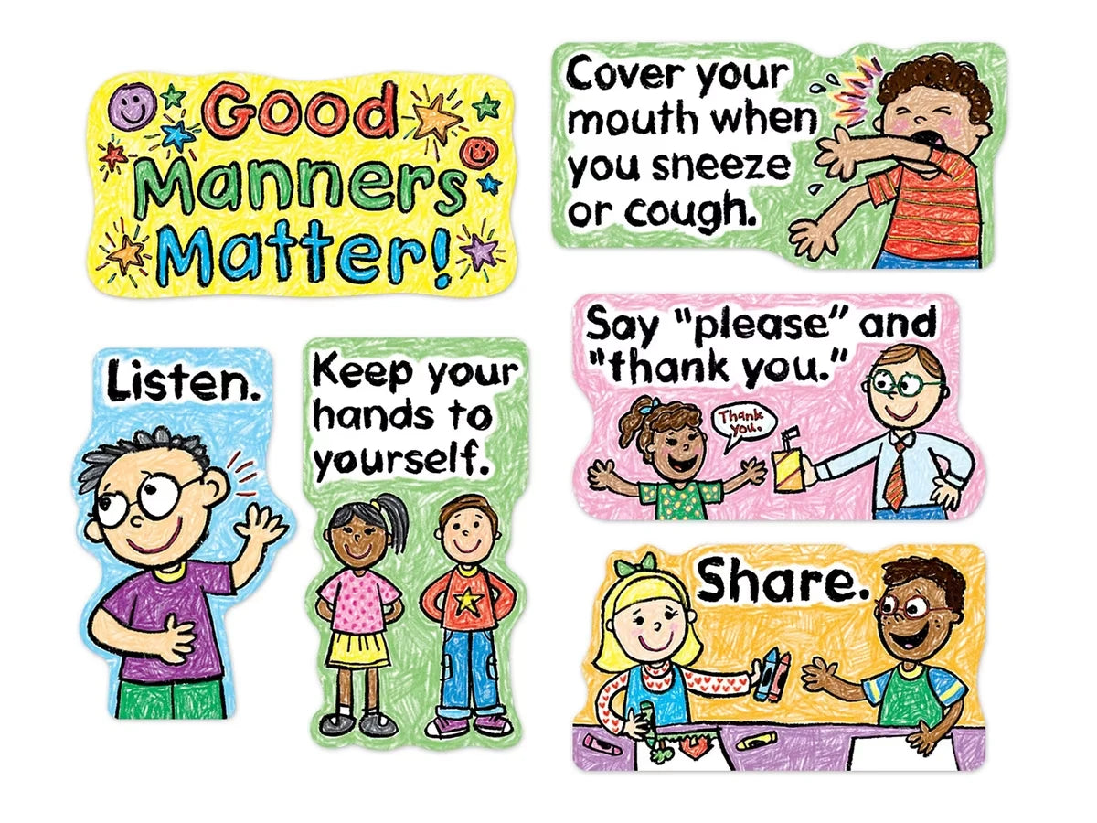Good Manners Matter! Bulletin Board Set - US 9043