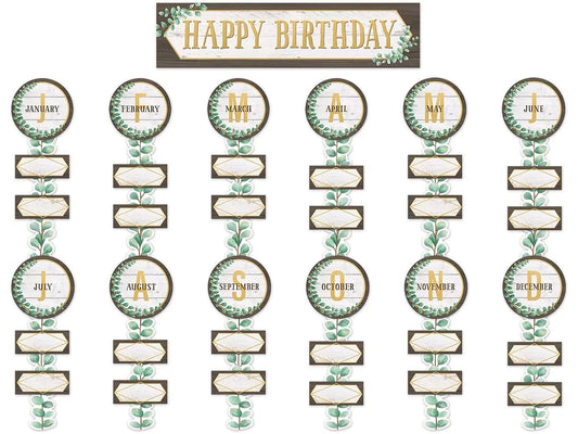 Eucalyptus Birthday Bulletin Board Set - US 6664