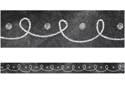 Chalk It Up! Dot & Loop Border - US 3492
