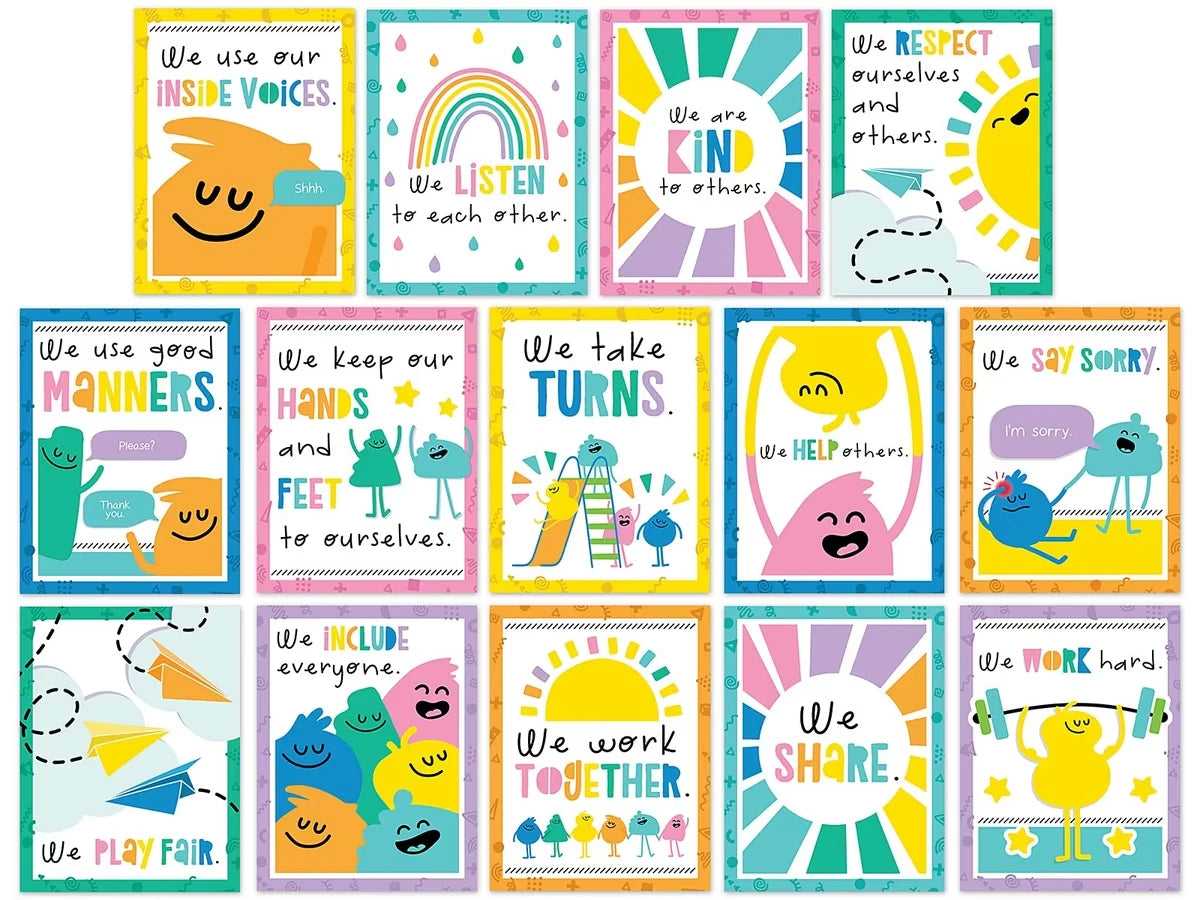 Happy Place Motivational Mini Poster Pack - US 7022