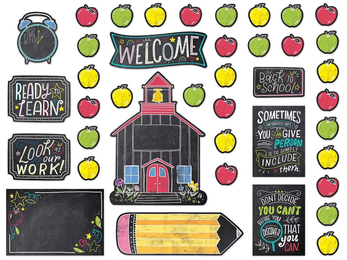 Chalk It Up! Welcome Bulletin Board Set - US 6297