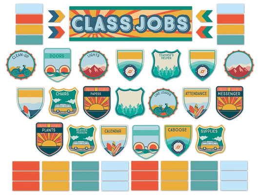 Adventurer Classroom Jobs Bulletin Board Set - US 7837
