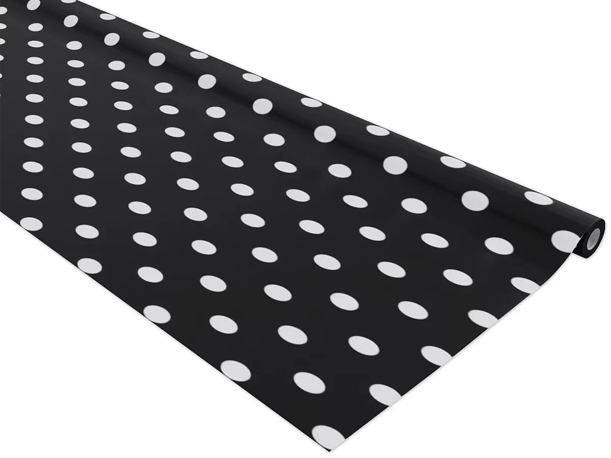 Black & White Polka Dot Fadeless® Paper Roll - US 5034