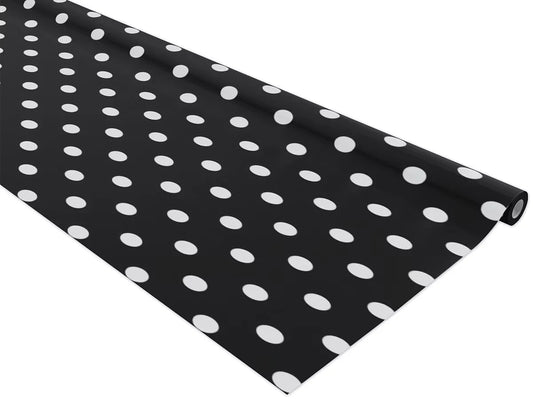 Black & White Polka Dot Fadeless® Paper Roll - US 5034