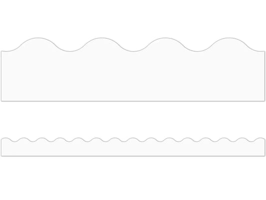 White Scalloped Border - US 4730