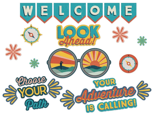 Adventurer Welcome Pennant Bulletin Board Set - US 5400