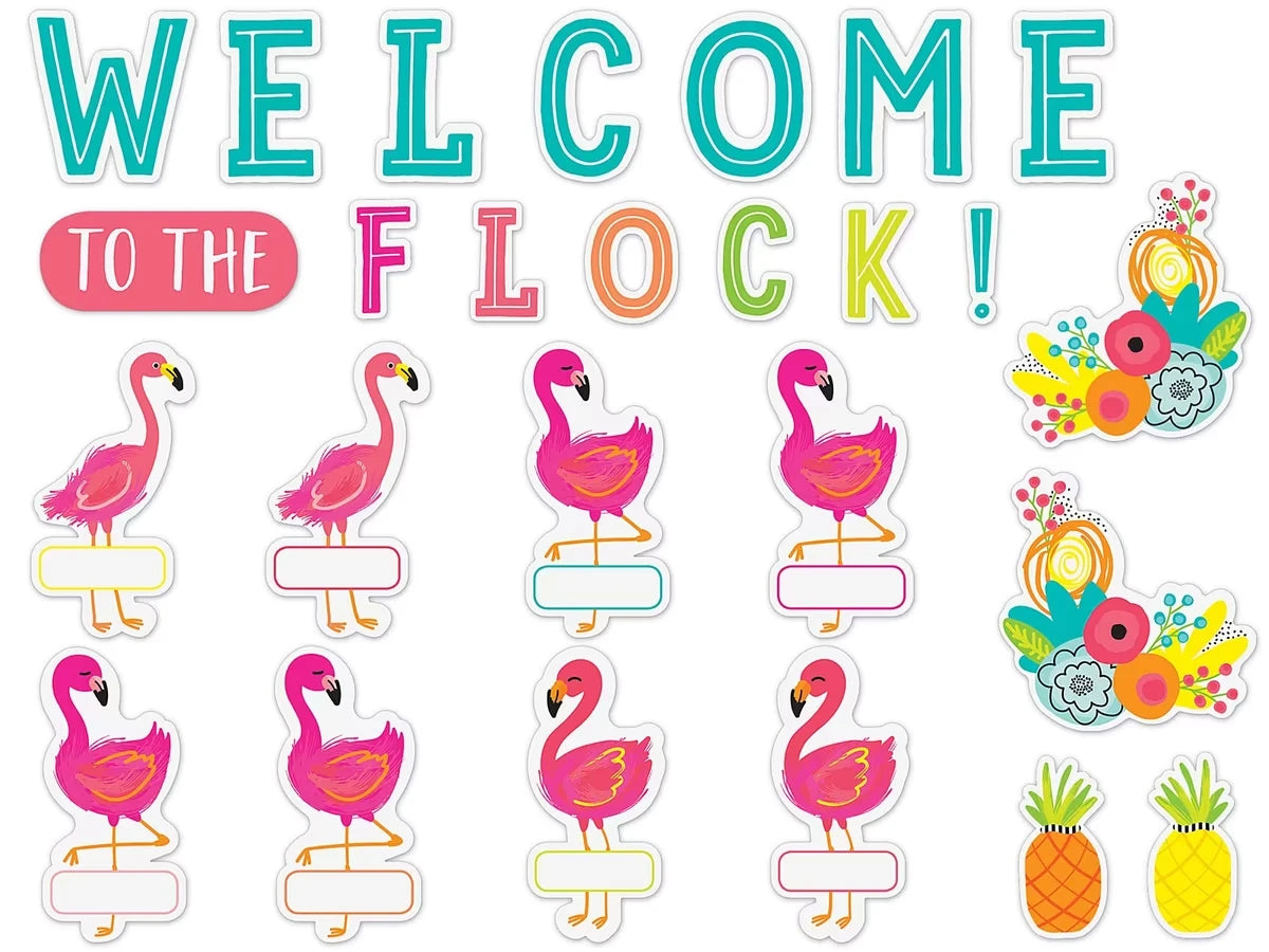 Simply Stylish Tropical Welcome Bulletin Board Set - US 1703