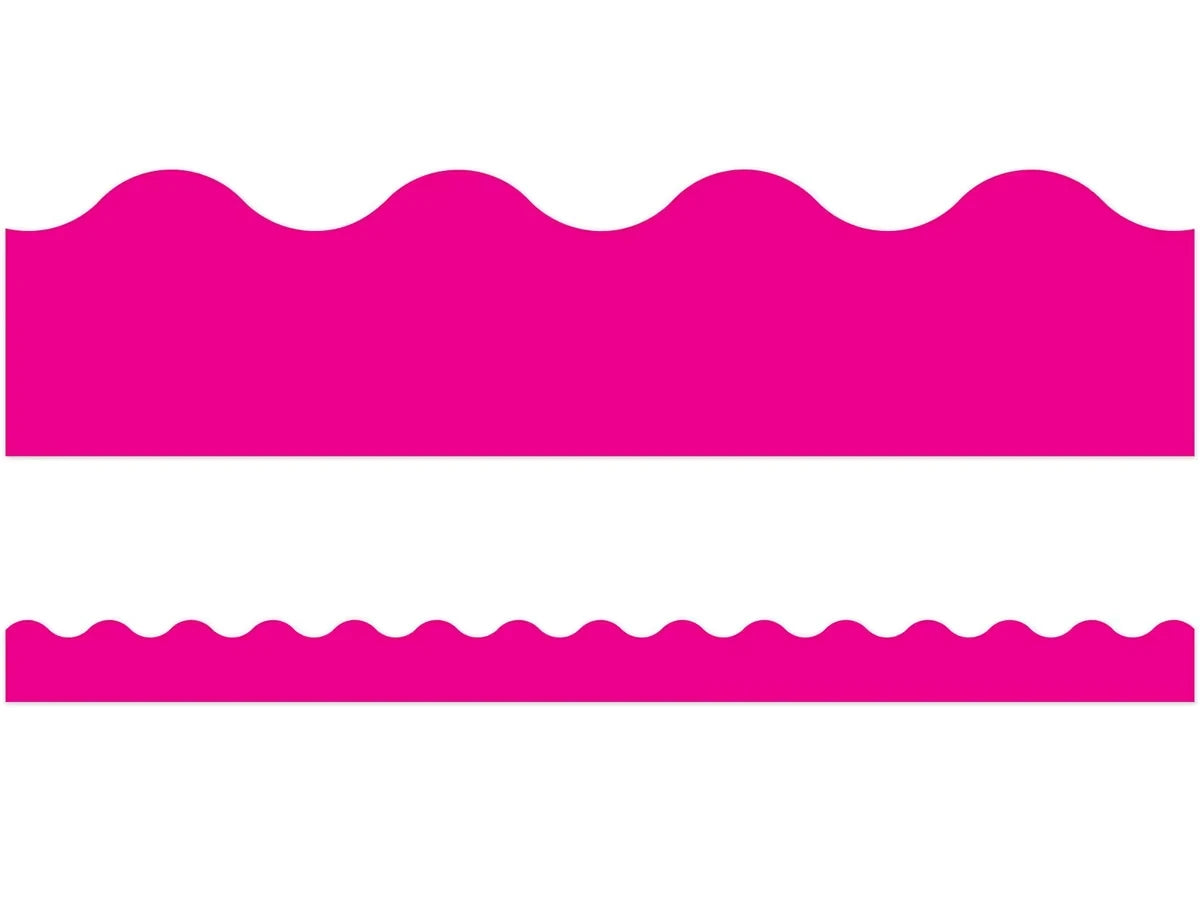 Hot Pink Scalloped Border - US 1620
