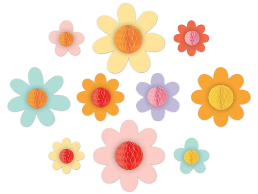 Groovy Flowers 3-D Accents - US 7612