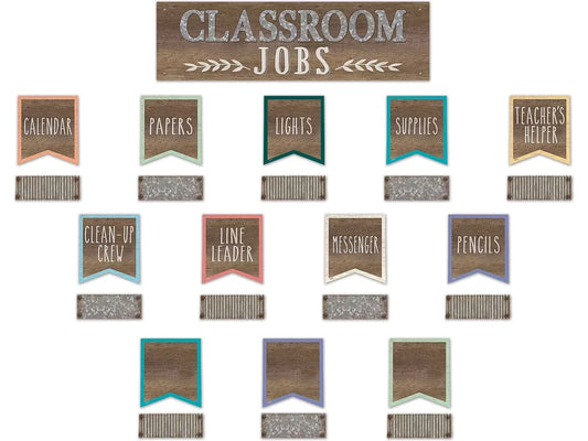 Home Sweet Classroom Class Jobs Bulletin Board Set - US 4978