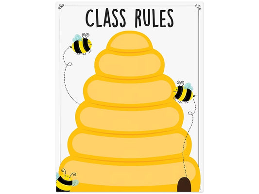 Busy Bees Classroom Rules Poster - US 6820