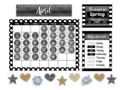 Simply Stylish Calendar Bulletin Board Set - US 2097
