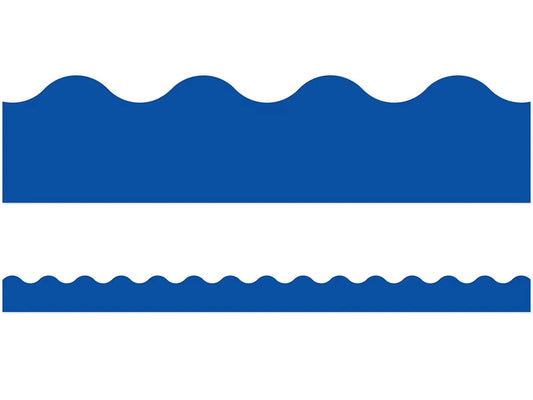 Royal Blue Scalloped Border - US 3010