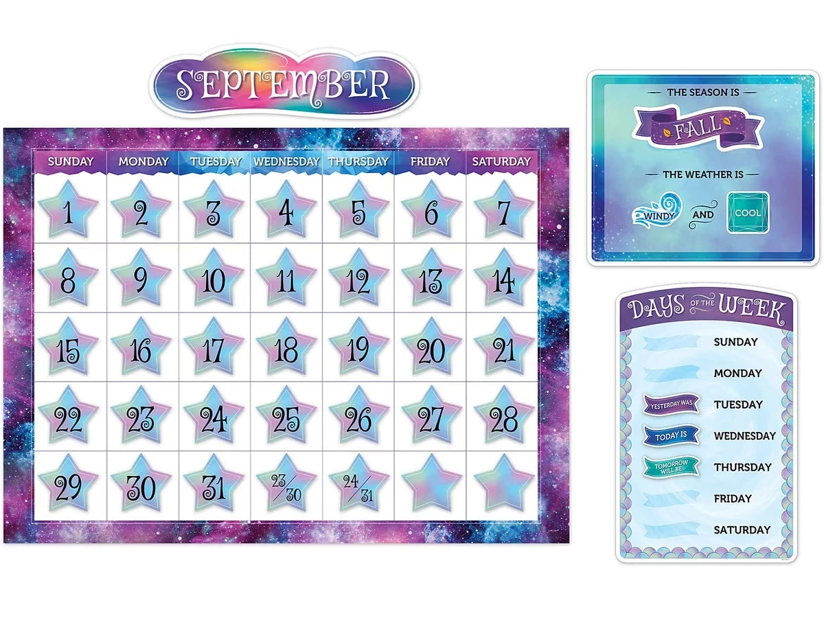 Mystical Magical Calendar Bulletin Board Set - US 6948
