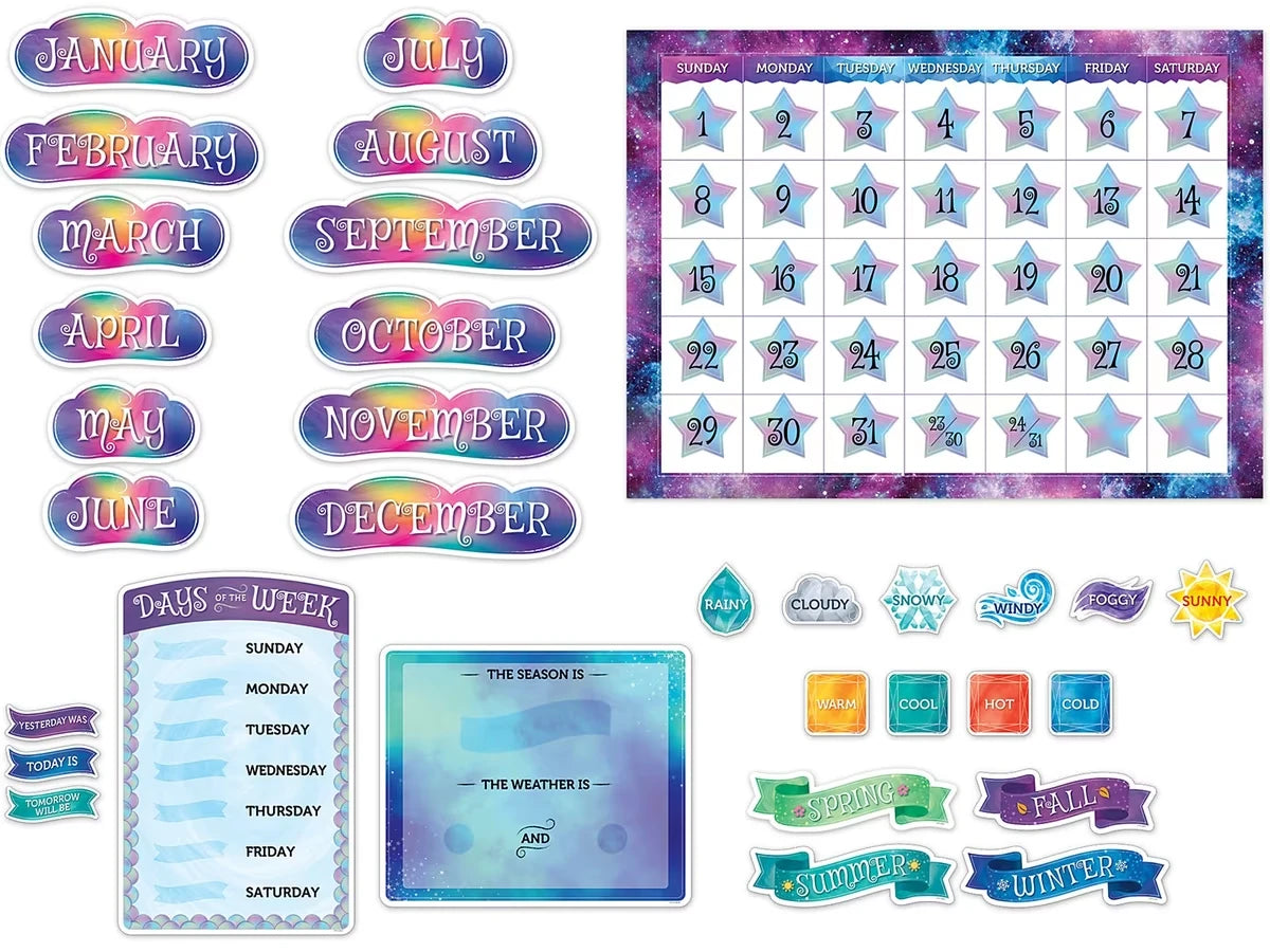Mystical Magical Calendar Bulletin Board Set - US 6948