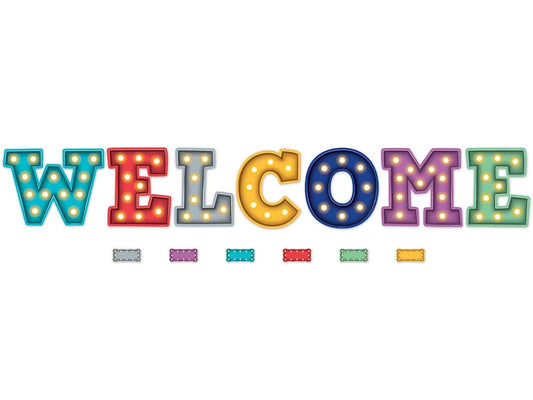 Marquee Welcome Bulletin Board Set - US 6252