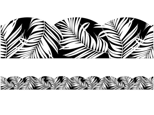Simply Boho Leaf Scalloped Border - US 9220