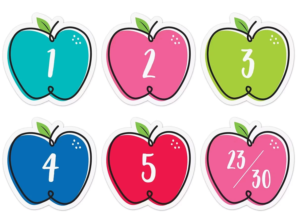 Doodle Apple Calendar Mini Accents - US 3404